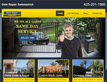 Tablet Screenshot of gatesrepairsammamish.com